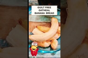 GLUTEN-FREE BANANA OATMEAL BREAD Recipe II Healthy Oatmeal Banana Bread Recipe #shorts