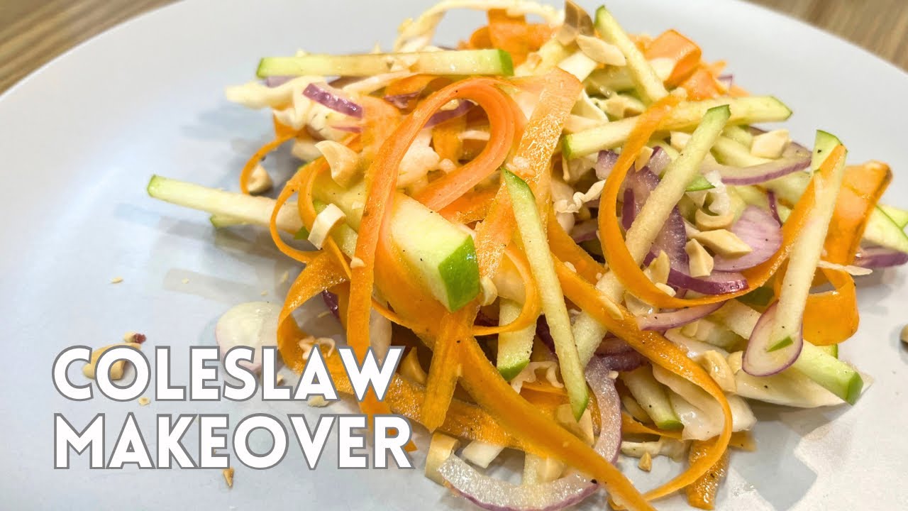 A twist on Coleslaw recipe | Mayo-Free salad Recipe for Weight Loss A twist on Coleslaw recipe | Mayo-Free salad Recipe for Weight Loss