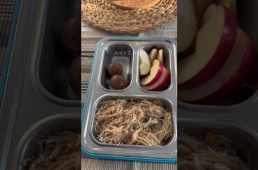 Healthy Lunchbox Cooking Routine | Peanut Ladoo n Semiya Upma Recipe #lunchboxideas #shorts