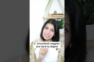Stop Eating Raw Vegetables for Weight Loss ! Here’s why #foodfitnessfun #dietitian #shorts