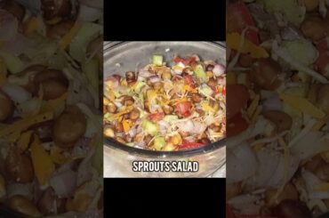 sprouts salad | sprouts recipe #healthy #shortfeed #sproutsalad#youtubevideo #shorts