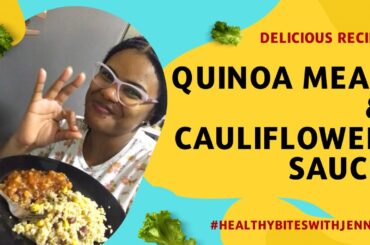 Cauliflower Sauce & Quinoa: Quick & Healthy Recipe!