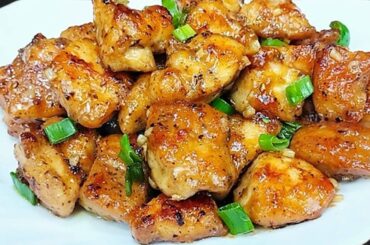 Butter Garlic Chicken Recipe / Chicken Starter / Garlic Chicken by Cook with Farooq