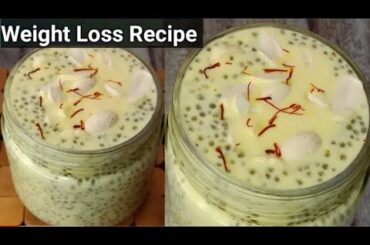 Weight Loss Recipe For Breakfast | Chia Seeds Puding Recipe| Healthy Breakfast Weight Loss Recipe...