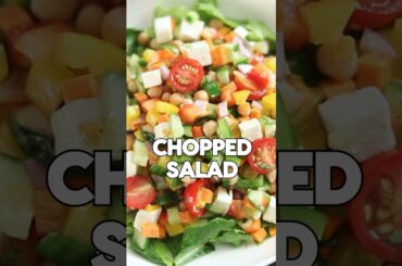 This simple chopped salad will prove that healthy can be tasty. Do try out ! #shorts #saladrecipe