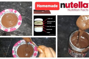 Healthy Homemade Nutella Recipe without Hazelnuts &Any preservation/Almond Chocolate Spread for kids