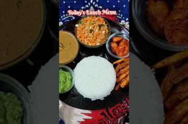 Today's Lunch Menu| lunchboxideas| lunchrecipes| food #shorts #youtubeshorts #shortsfeedviral