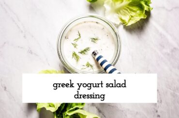 Greek Yogurt Salad Dressing