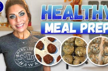 HEALTHY (& delicious) WW MEAL PREP - BRAN MUFFINS - QUINOA PIZZA BITES - NO BAKE PB ENERGY BALLS!