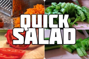 The Fastest Salad Possible (for Vegetarians)