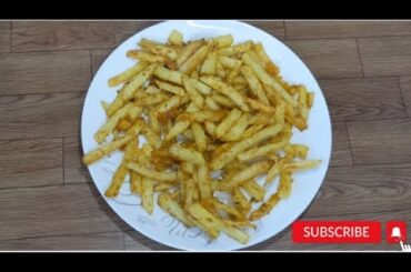 French Fries Recipe By Chef Ali  |Potato Chips| Crispy Potato Chips Recipe |Tasty Food With Chef Ali