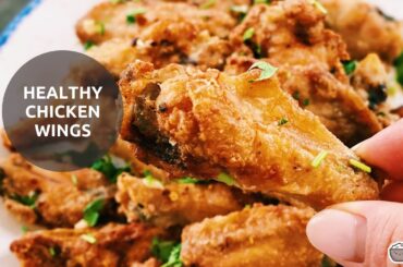 Who said healthy chicken wings can't be CRISPY?