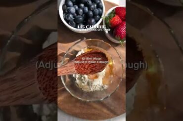 low calorie chocolate tart #viral  #easydesserts #chocolatelovers #bakingdelight #shorts