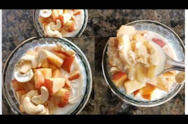 instant breakfast oats meal!! oats meal recipe!! healthy breakfast recipes!!#dietitian #balanceddiet