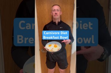 Carnivore Breakfast Bowl #carnivore #carnivorediet #weightloss #cooking #health #healthy #breakfast