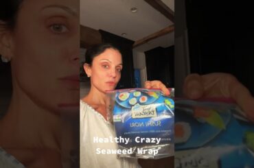 Healthy Crazy Seaweed Wrap!! #itsawrap #snack #seaweed #healthy
