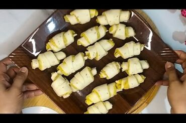 Potato Roll Samosa by The Cooking Pan|Potato Croissant|Snacks Recipe