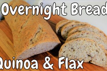 Easy, healthy, simple ingredients ~Overnight Quinoa & Flax Bread[Gourmet Apron 416]