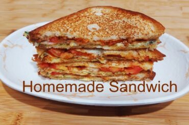 Homemade Sandwich recipe for breakfast or Snack | Simple, Easy and Quick recipe with less ingredient
