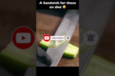 A sandwich for those on a diet! #shorts #foodlover #foodie #sandwich #breakfast #funny