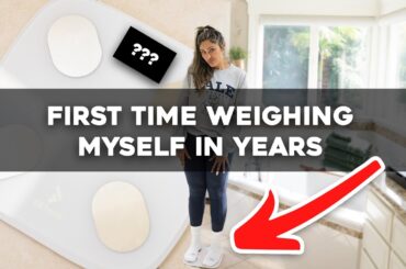 I Can't Believe I Weighed Myself After 3 Years! Here's What I'm Doing To Lose Weight