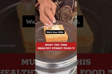 HEALTHY STREET FOOD | WHITE BUTTER BREAD #trendingonshorts #streetfood #foodie #navratri