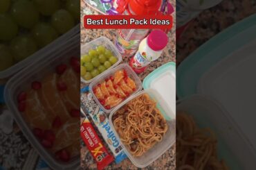 HEALTHY LUNCH PACK IDEAS FOR KIDS #shorts #easyrecipes