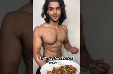 Tasty High protien chicken recipe #shorts#fitness#gym