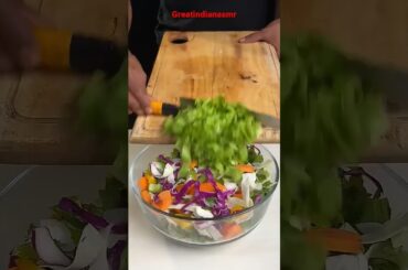 Super Healthy Salad @GreatIndianAsmr #food #cooking #asmr
