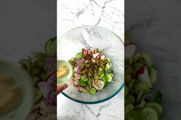 Healthy Chicken Salad (With Leftover Rotisserie Chicken) #cookingvideo