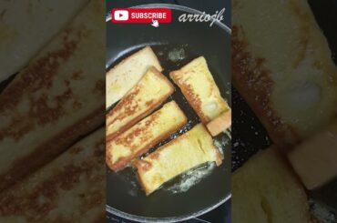 Super Easy French Toast Sticks with Healthy Drink #shorts