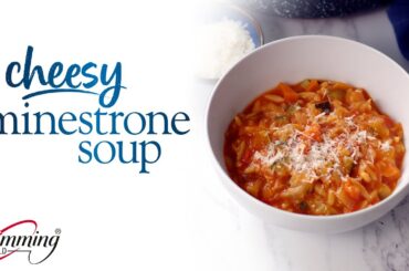 Slimming World cheesy minestrone soup recipe - full recipe in the description below