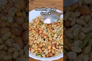 Ragi Murmura Snacks Recipe | Healthy Snack #ragi #snacks #healthy #viral #youtubeshorts