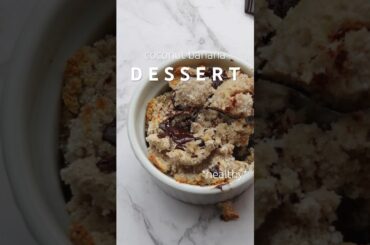 this dessert is a game changer *banana and coconut* #healthy #dessert #food #fallfood