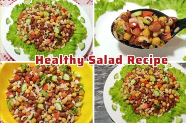 Protein Salad | Weight Loss Salad Recipe by Kitchen Heights | How to make Protein Salad