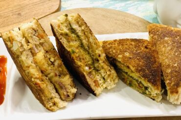 Veg Sandwich Recipes | Sandwich at Breakfast | Healthy Sandwich Recipes | Veg Snacks