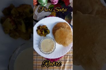 Healthy lunch ideas #shorts #youtubeshorts #healthyeating #healthylunchideas #purisabji #rabri