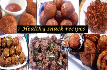 7 Healthy snack recipes/healthy recipes/evening snack/vegetable fritters