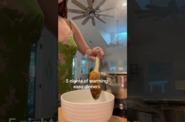 5 nights of warming healthy dinners!! all recipes are posted or will be :) #healthydinner #shorts