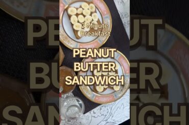 Healthy Peanut Butter & Banana Sandwich Recipe | No Sugar, High Protein #quickbreakfast #posancoach