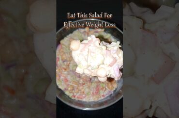 Healthy Veggies Salad - Weight loss Friendly - Best for diet plan #shorts #youtubeshorts #ytshorts