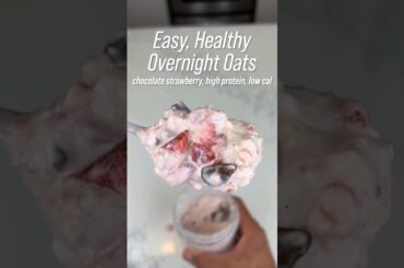 Easy, Healthy Overnight Oats #recipe #shorts