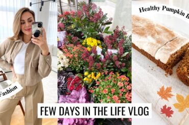 VLOG | Fall Haul, Healthy Pumpkin Bread & Finding A New Balance | Annie Jaffrey