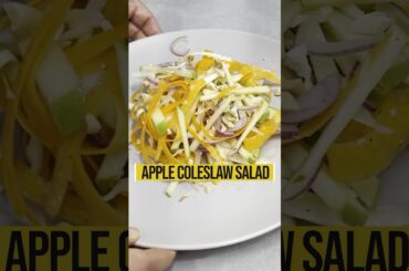 Irresistible Apple coleslaw  #shorts
