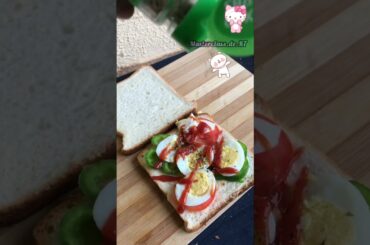 HEALTHY YET VERY TASTY VEGETABLE EGG SANDWICH RECIPE. Best Breakfast Recipes #eggrecipe #eggsandwich