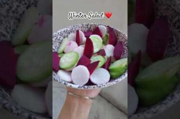 Winter Salad | Salad recipe | Winters ka salad #viral #ytshorts #shorts #youtube #vlogs