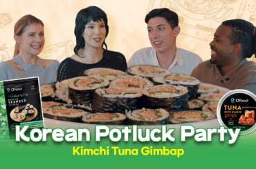 Healthy Kimchi Tuna Gimbap #KoreanPotluckParty (4/4)