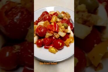 Stir Fried Salad-Healthy- Easy and quick recipe #salad #shrots