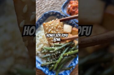 HONEY SOY TOFU #food #recipe #healthyfood #healthy #shorts