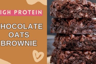 High Protein Breakfast/ Oats Chocolate Brownie/ Weight Loss Recipe/ No Sugar